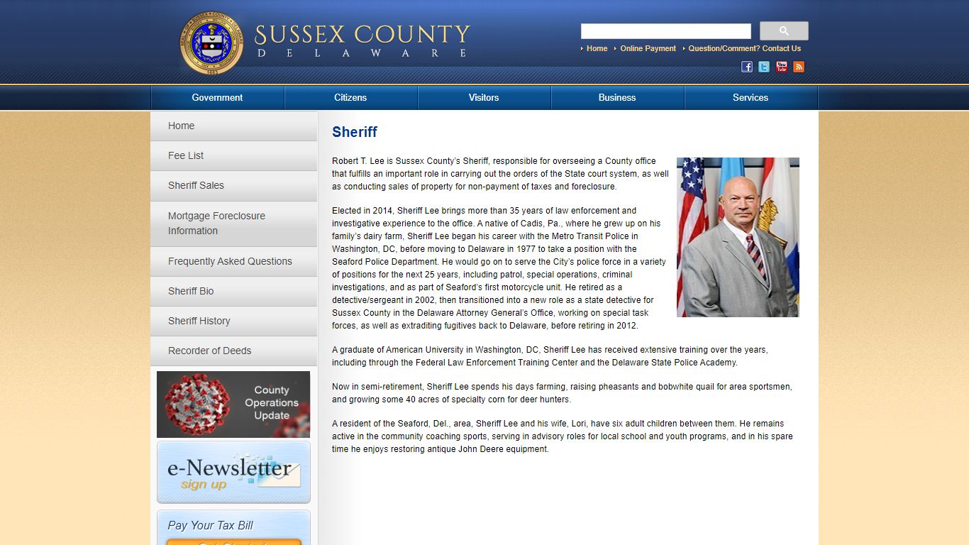 Sheriff | Sussex County